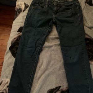 American Eagle Dark Wash Jeggings. 4 short size.